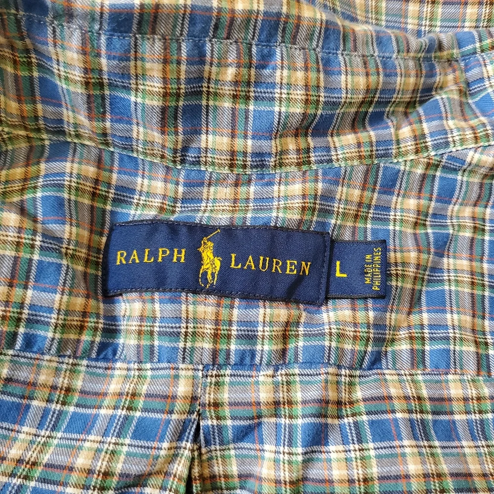 2 Ralph Lauren long sleeve button down shirts. Large - Picture 11 of 13